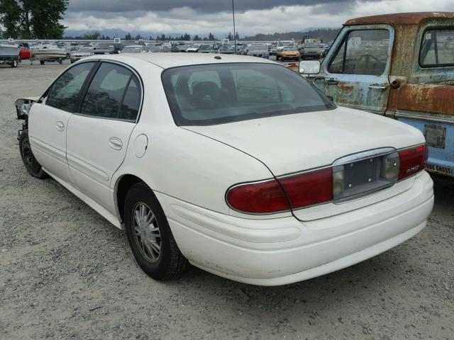 1G4HP52KX5U220199 - 2005 BUICK LESABRE CU WHITE photo 3