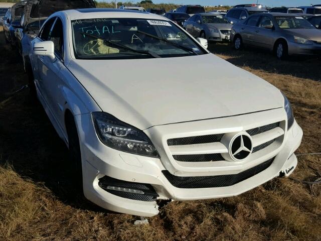 WDDLJ7DB1CA010572 - 2012 MERCEDES-BENZ CLS 550 WHITE photo 1