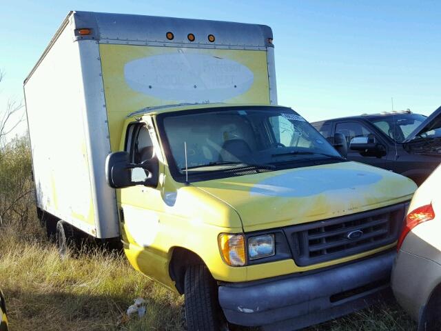 1FDWE35L03HA16975 - 2003 FORD ECONOLINE YELLOW photo 1