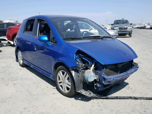 JHMGD38687S006199 - 2007 HONDA FIT S 蓝色 照片 1