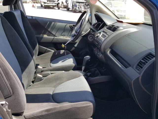 JHMGD38687S006199 - 2007 HONDA FIT S 蓝色 照片 5