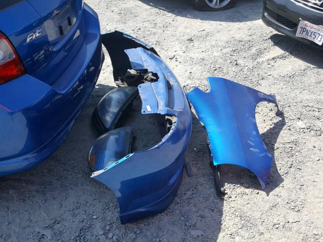 JHMGD38687S006199 - 2007 HONDA FIT S 蓝色 照片 9