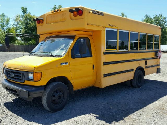 1FDXE45P76HA02086 - 2006 FORD E450 YELLOW photo 2