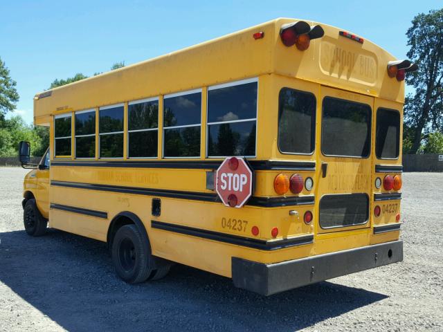 1FDXE45P76HA02086 - 2006 FORD E450 YELLOW photo 3