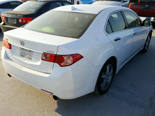 JH4CU2F65DC002029 - 2013 ACURA TSX TECH WHITE photo 4