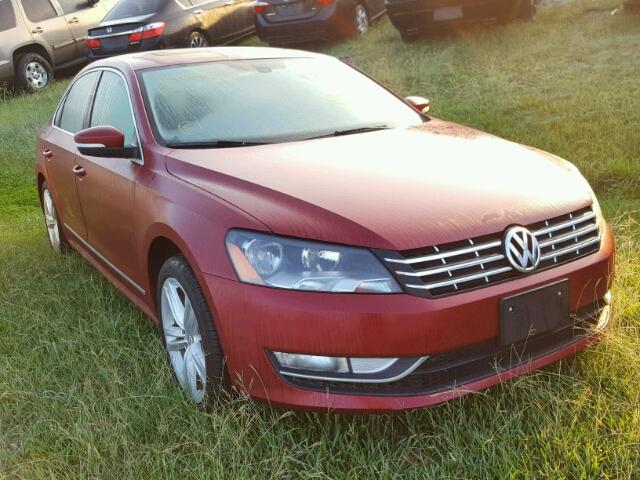 1VWCV7A32FC042724 - 2015 VOLKSWAGEN PASSAT RED photo 1