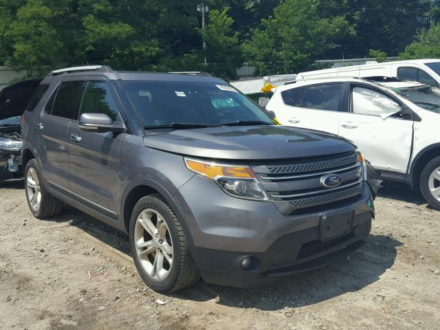 1FM5K8F84DGA67480 - 2013 FORD EXPLORER L GRAY photo 1