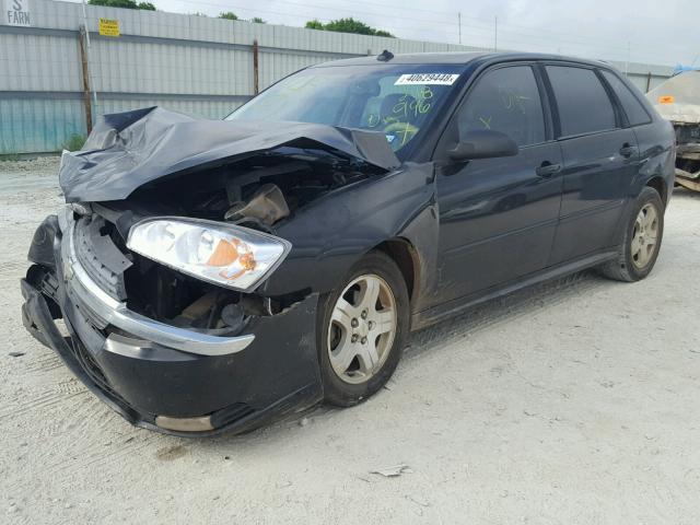 1G1ZU64875F218996 - 2005 CHEVROLET MALIBU MAX შავი ფოტო 2