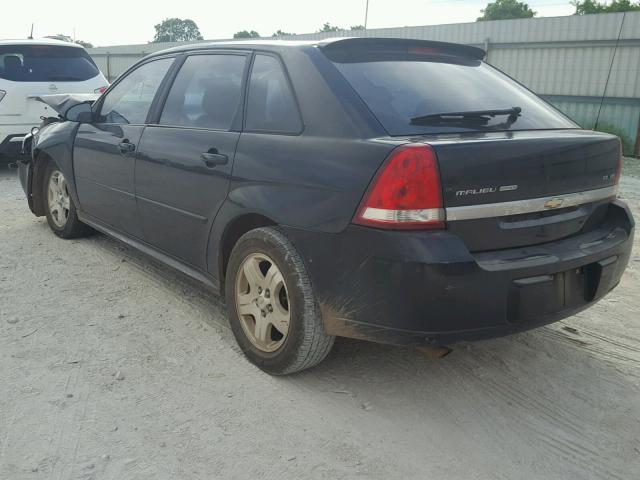 1G1ZU64875F218996 - 2005 CHEVROLET MALIBU MAX შავი ფოტო 3