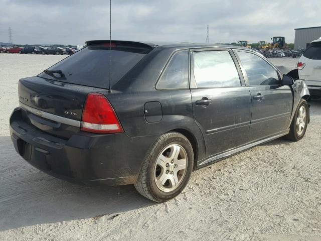 1G1ZU64875F218996 - 2005 CHEVROLET MALIBU MAX შავი ფოტო 4