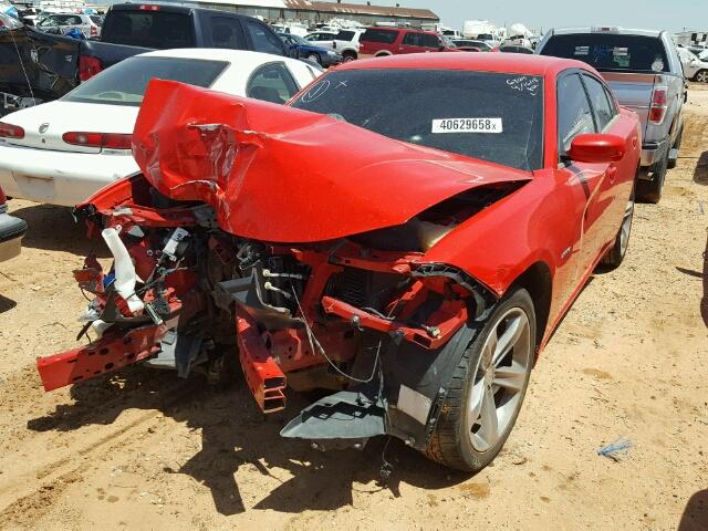 2C3CDXCTXGH232910 - 2016 DODGE CHARGER R/ RED photo 2