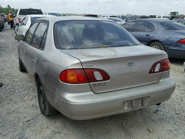 1NXBR18E2WZ056765 - 1998 TOYOTA COROLLA VE TAN photo 3