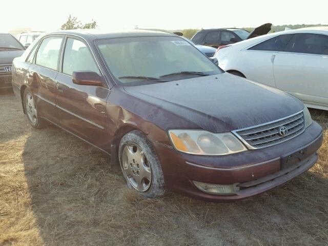 4T1BF28BX3U319570 - 2003 TOYOTA AVALON XL Марун фото 1