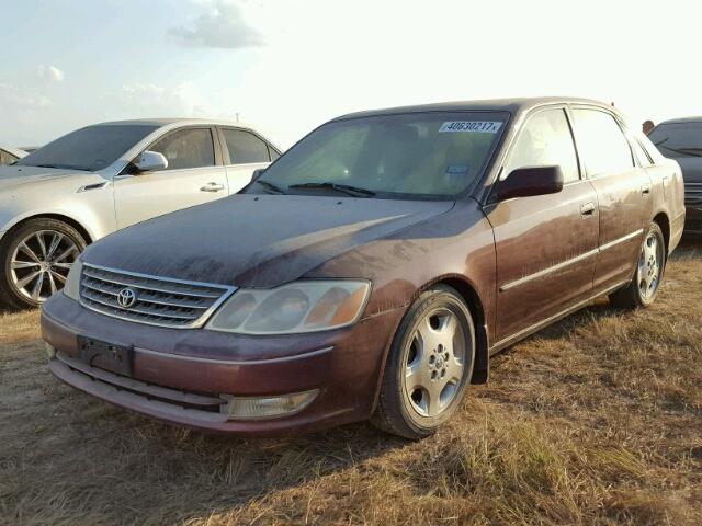 4T1BF28BX3U319570 - 2003 TOYOTA AVALON XL MAROON photo 2