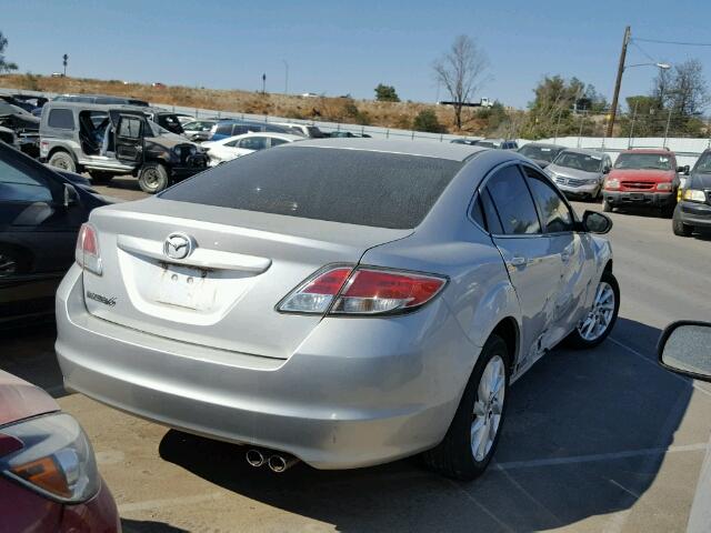 1YVHZ8DH1C5M12887 - 2012 MAZDA 6 I SILVER photo 4