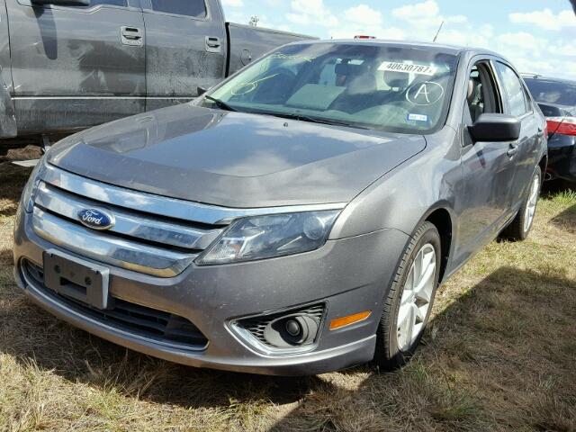 3FAHP0JA3CR249912 - 2012 FORD FUSION GRAY photo 2