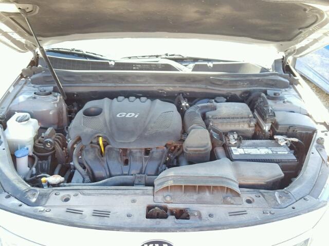 5XXGN4A74DG169977 - 2013 KIA OPTIMA EX SILVER photo 7