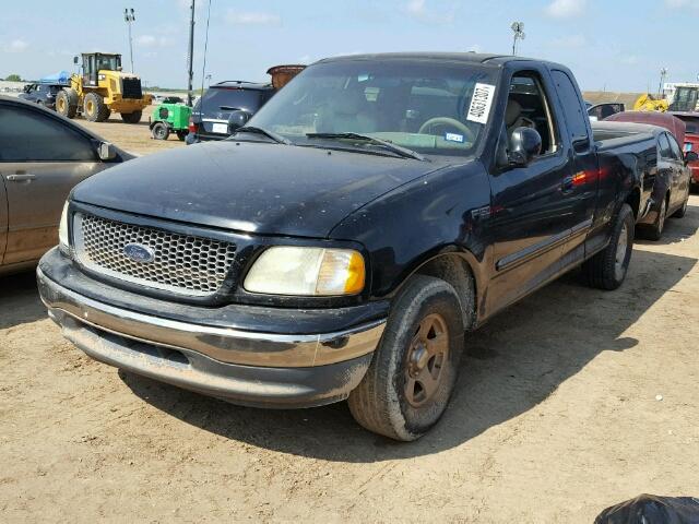 1FTRX17283NA30404 - 2003 FORD F150 BLACK photo 2