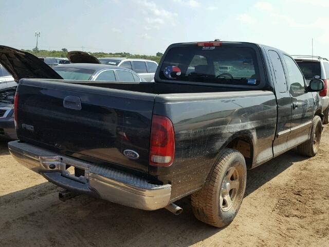 1FTRX17283NA30404 - 2003 FORD F150 BLACK photo 4