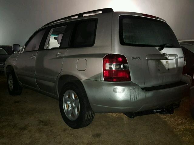 JTEGD21A660142332 - 2006 TOYOTA HIGHLANDER SILVER photo 3