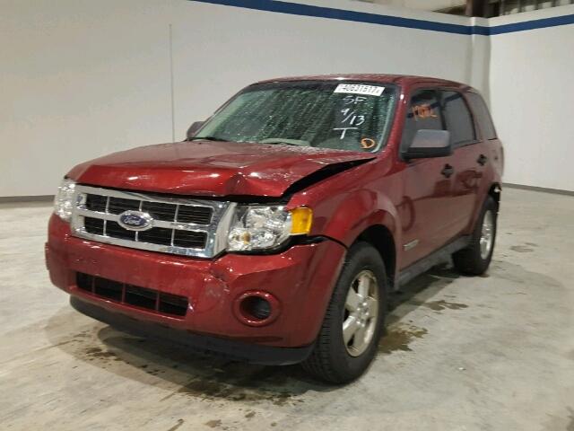 1FMCU02Z48KE62778 - 2008 FORD ESCAPE MAROON photo 2