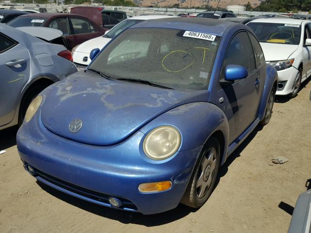 3VWCC21C9YM498892 - 2000 VOLKSWAGEN NEW BEETLE 蓝色 照片 2