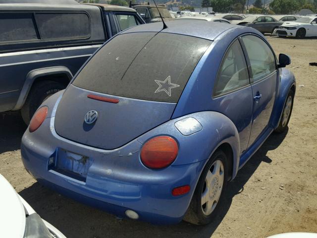 3VWCC21C9YM498892 - 2000 VOLKSWAGEN NEW BEETLE 蓝色 照片 4
