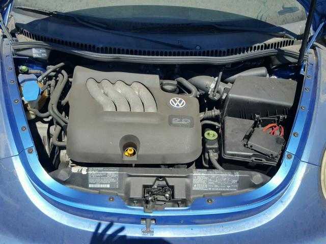 3VWCC21C9YM498892 - 2000 VOLKSWAGEN NEW BEETLE 蓝色 照片 7