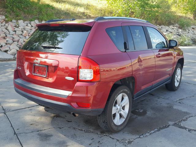 1J4NF1FB4BD164229 - 2011 JEEP COMPASS SP RED photo 4