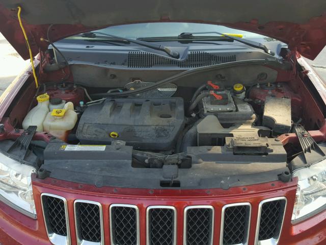 1J4NF1FB4BD164229 - 2011 JEEP COMPASS SP RED photo 7