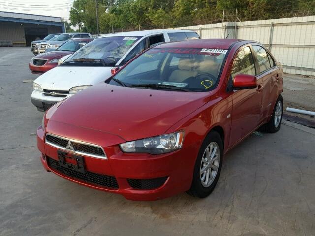 JA32U2FUXCU007875 - 2012 MITSUBISHI LANCER ES/ RED photo 2