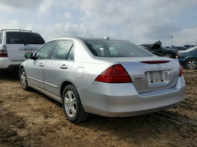 1HGCM56836A094584 - 2006 HONDA ACCORD EX SILVER photo 3