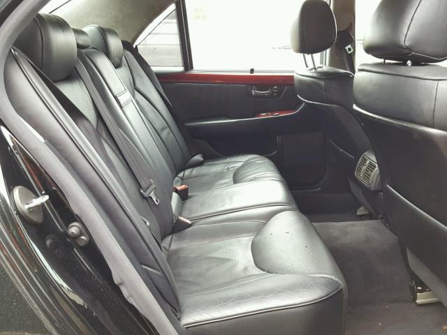 JTHBN30F210047949 - 2001 LEXUS LS 430 BLACK photo 6