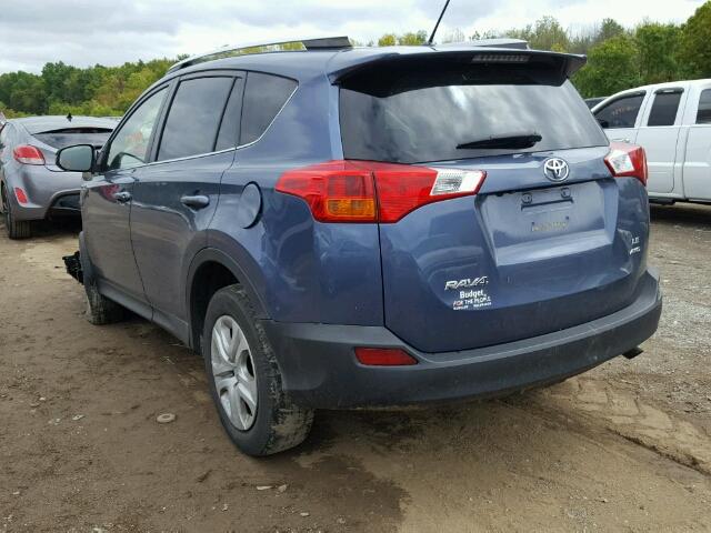 JTMBFREV4E5029902 - 2014 TOYOTA RAV4 LE Mavi foto 3