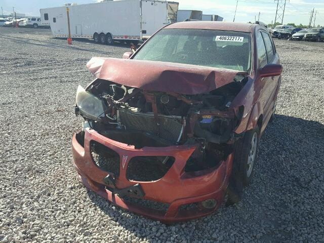 5Y2SL65846Z454791 - 2006 PONTIAC VIBE MAROON photo 2