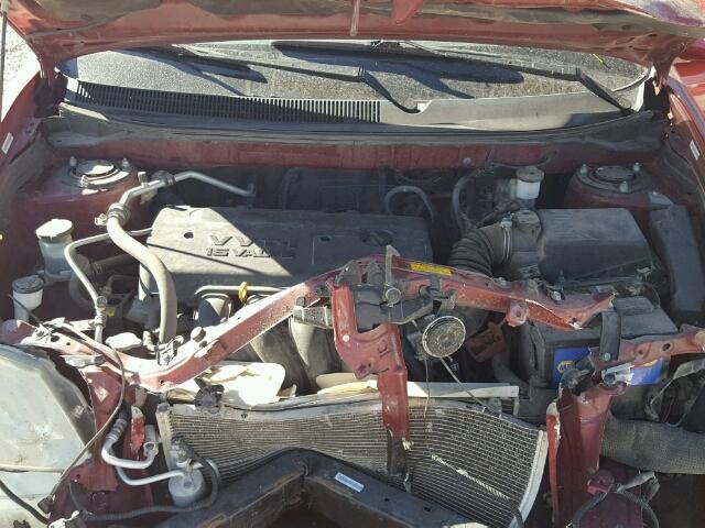 5Y2SL65846Z454791 - 2006 PONTIAC VIBE MAROON photo 7