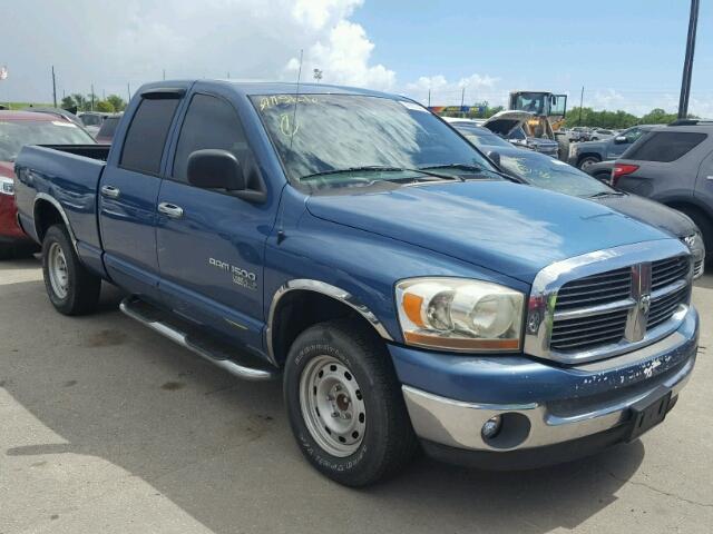 1D7HA18N96S621844 - 2006 DODGE RAM 1500 BLUE photo 1