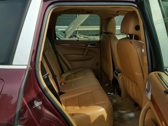 WP1AA29P55LA22870 - 2005 PORSCHE CAYENNE BURGUNDY photo 6