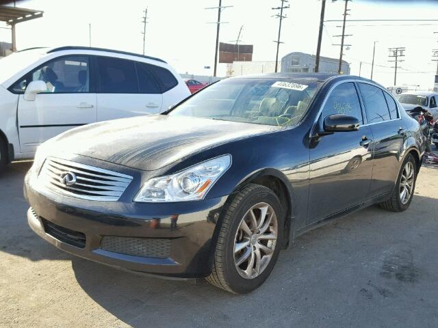 JNKBV61F77M823526 - 2007 INFINITI G35 AWD BLACK photo 2