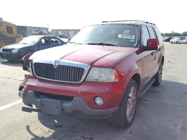 5LMEU68H13ZJ53096 - 2003 LINCOLN AVIATOR 栗色 照片 2