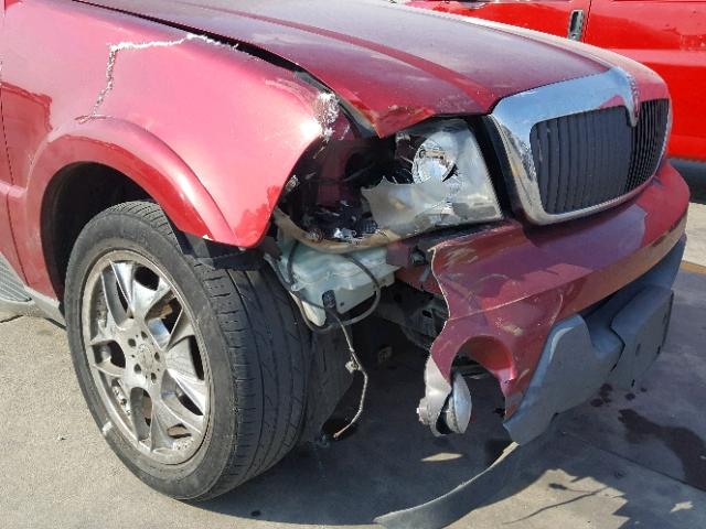 5LMEU68H13ZJ53096 - 2003 LINCOLN AVIATOR 栗色 照片 9