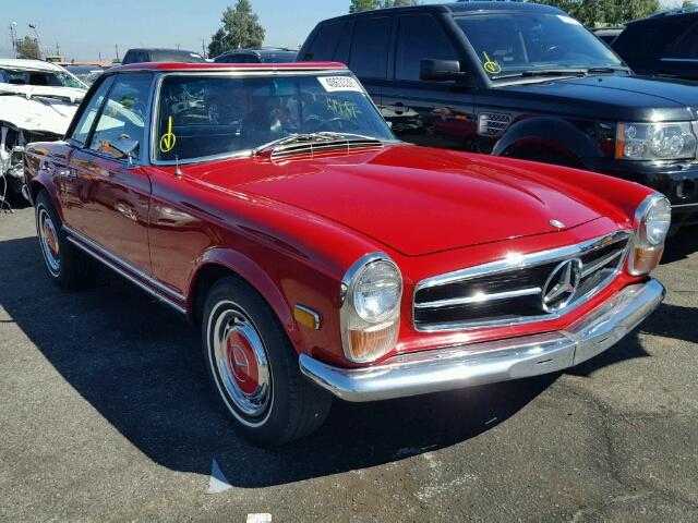 00011304410008650 - 1969 MERCEDES-BENZ 280SL RED photo 1