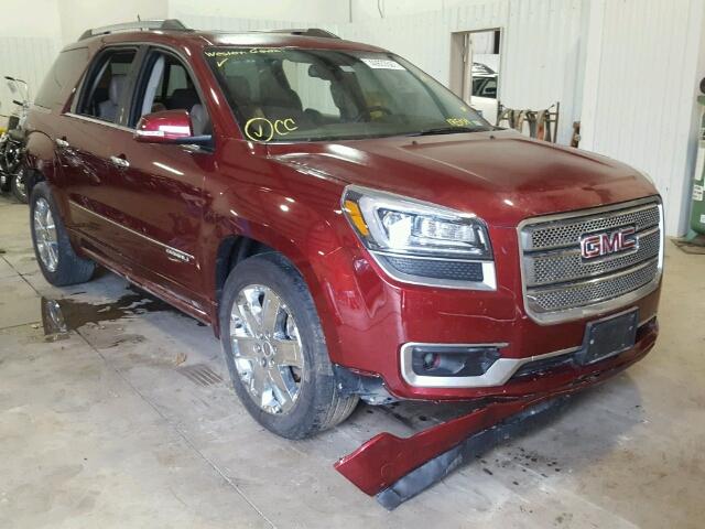 1GKKRTKD5GJ185154 - 2016 GMC ACADIA DEN MAROON photo 1