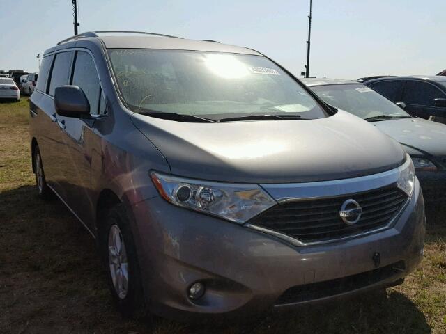 JN8AE2KP0C9049666 - 2012 NISSAN QUEST GRAY photo 1