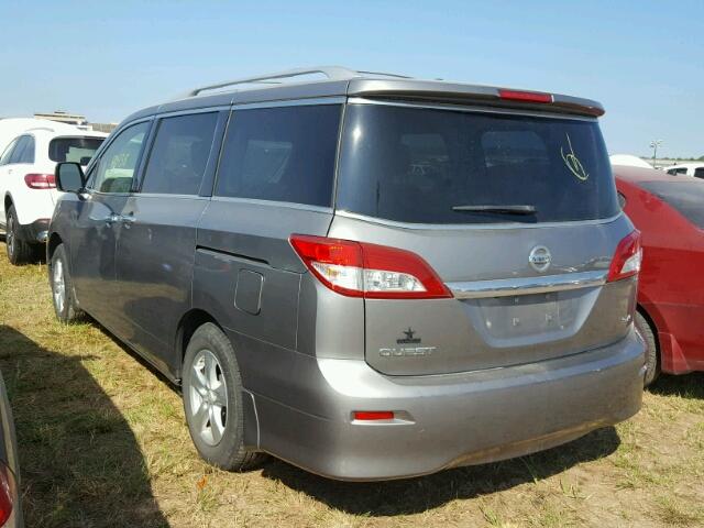 JN8AE2KP0C9049666 - 2012 NISSAN QUEST GRAY photo 3