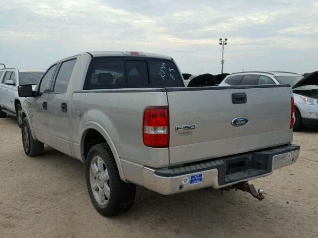 1FTPW12566FA36292 - 2006 FORD F150 SUPER SILVER photo 3