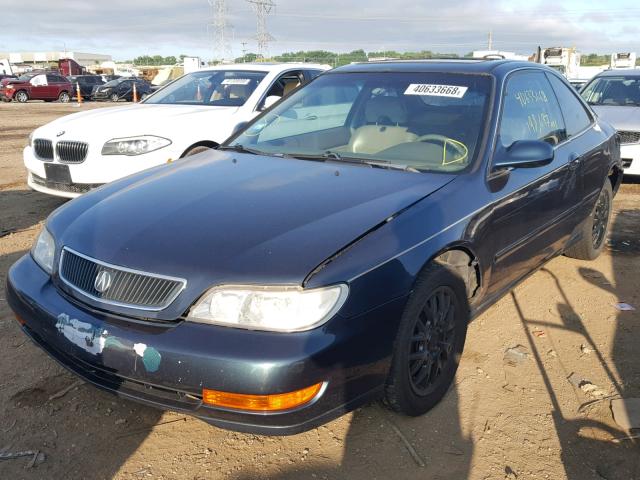 19UYA2257XL009289 - 1999 ACURA 3.0CL GREEN photo 2