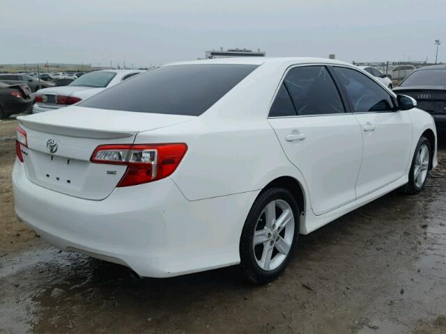 4T1BF1FK1CU577604 - 2012 TOYOTA CAMRY WHITE photo 4