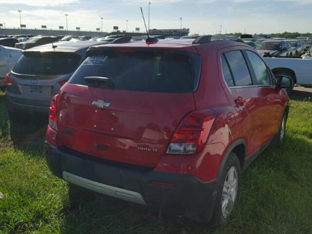 KL7CJLSBXGB702798 - 2016 CHEVROLET TRAX RED photo 4