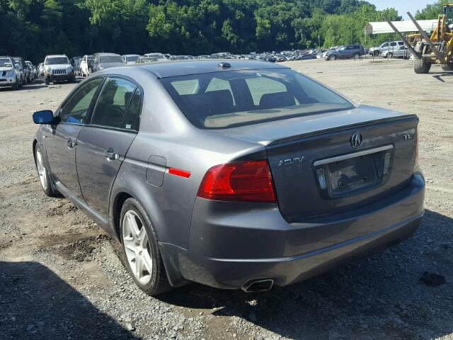 19UUA66264A053670 - 2004 ACURA TL GRAY photo 3